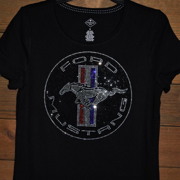 Ford Mustang rhinestone short sleeve shirt XS S M L XL XXL 1X 2X 3X 4X… - Picture 5 of 7